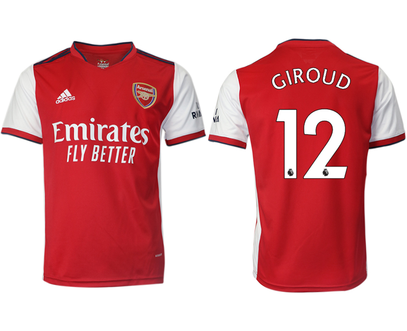Men 2021-2022 Club Arsenal home aaa version red #12 Soccer Jersey